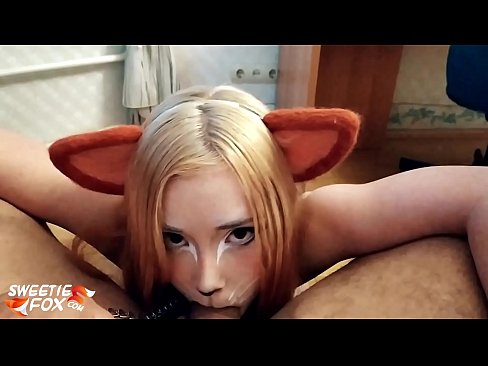 ❤️ Gitulon ni Kitsune ang dick ug cum sa iyang baba ❤️❌ Porno sa amon
